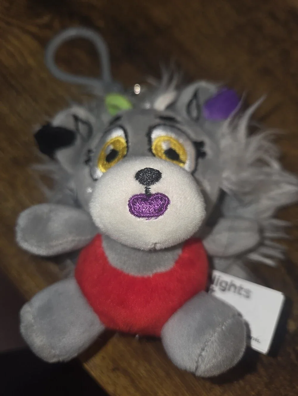 Roxy Roxanne Wolf Plush Backpack Hanger Five Nights at Freddy's Security Breach